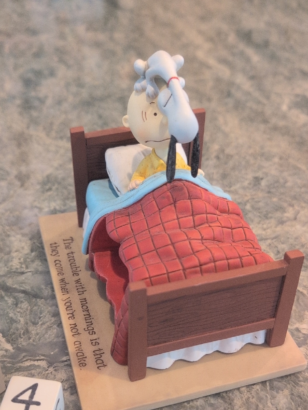 Peanuts Snoopy & Charlie Brown Perpetual Desk Calendar, Collectible - Picture 14 of 15
